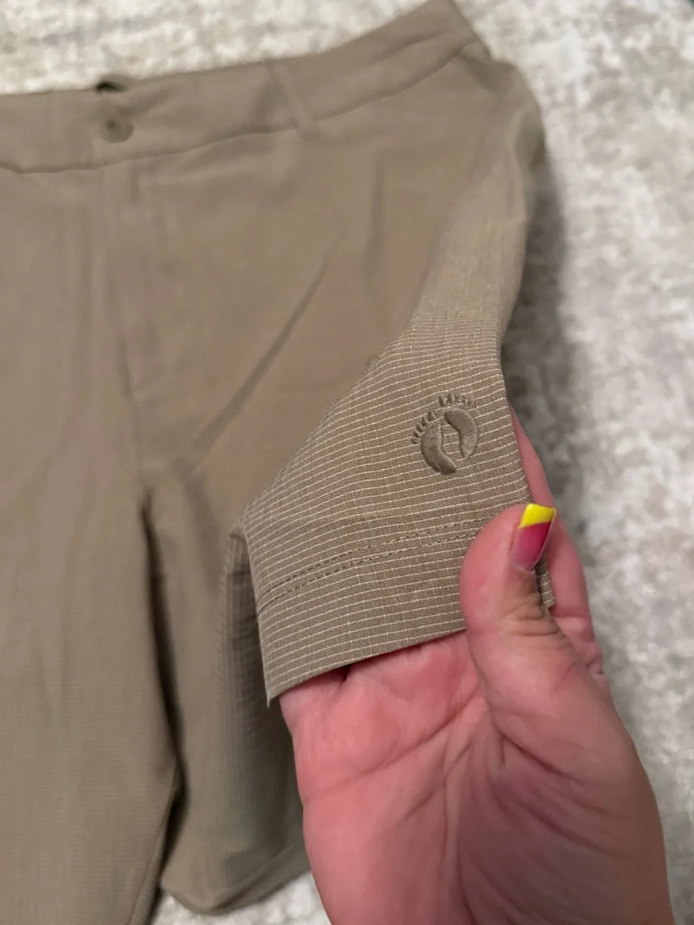 Hang Ten Hybrid Walkshort Men’s Shorts - Khaki/Tan size 40-NWT